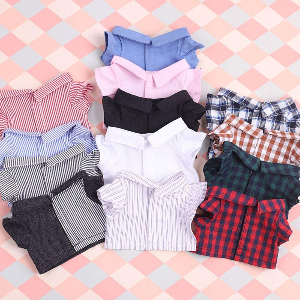 Áo Thun Cotton Mini 10 / 20cm Chất Lượng Cao Thời Trang Cho Búp Bê