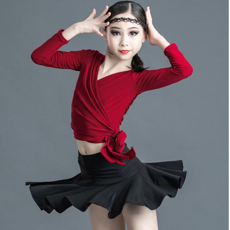 Chân Váy Khiêu Vũ Latin Thời Trang Xuân Hè Cho Bé Gái