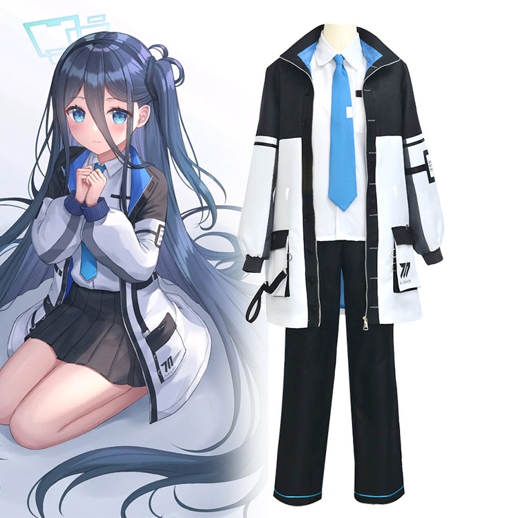 XZFH blue file cos Alice daily costume game costume performance costume