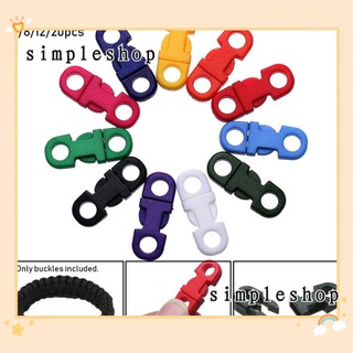 Set 4/8/12/20 khóa gài bằng nhựa đa năng tiện lợi 5mm