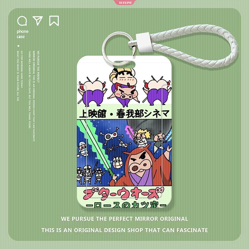 1 Móc Khóa Đựng Thẻ ID Hình Cậu Bé Bút Chì Shin-chan Dễ Thương