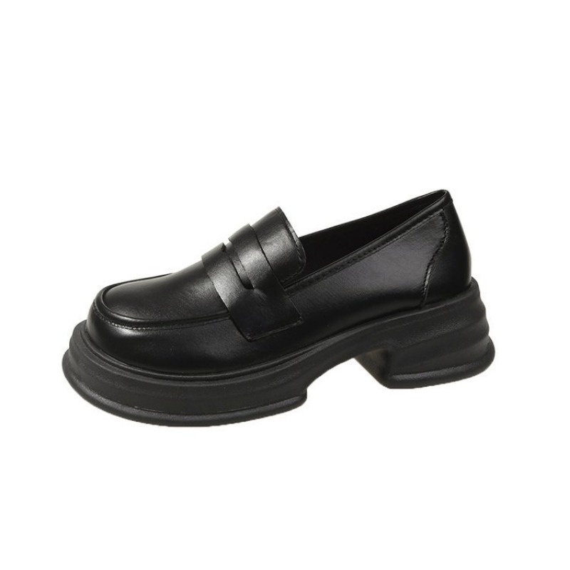 Giày Da Bóng Đế Dày Phong Cách Lolita Xinh Xắn Cho Nữ