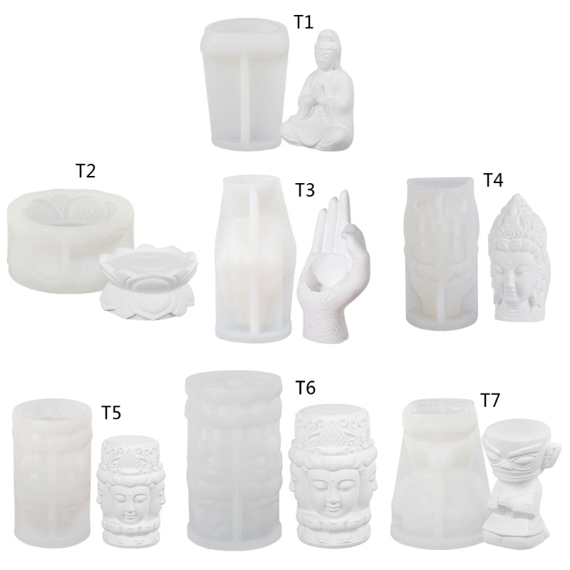 Top Guanyin Wax Làm Khuôn Silicon Khuôn Làm Khuôn DIY Project