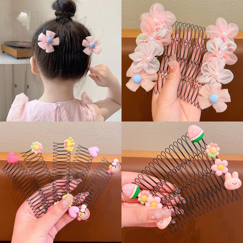 Lược kéo lớn 20cm dành cho phụ nữ lược cài tóc hoa băng đô cài tóc cho bé gái vòng cài tóc cho phụ nữ băng đô hoạt hình