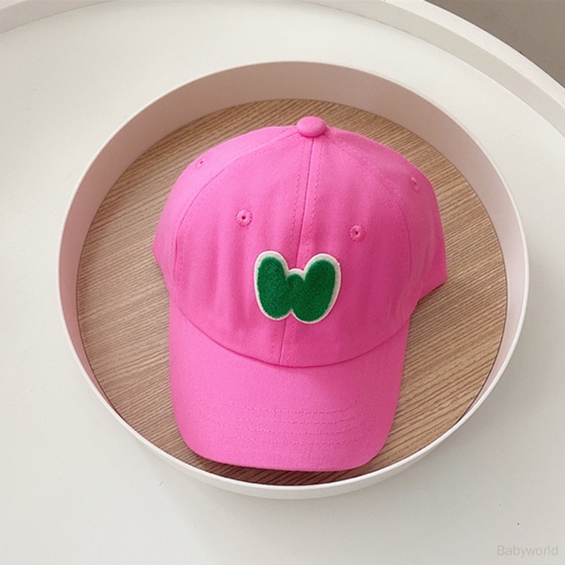 Mũ Lưỡi Trai Chống Nắng Thêu Chữ Barbie Màu Hồng Dễ Thương Cho Bé Trai + Gái