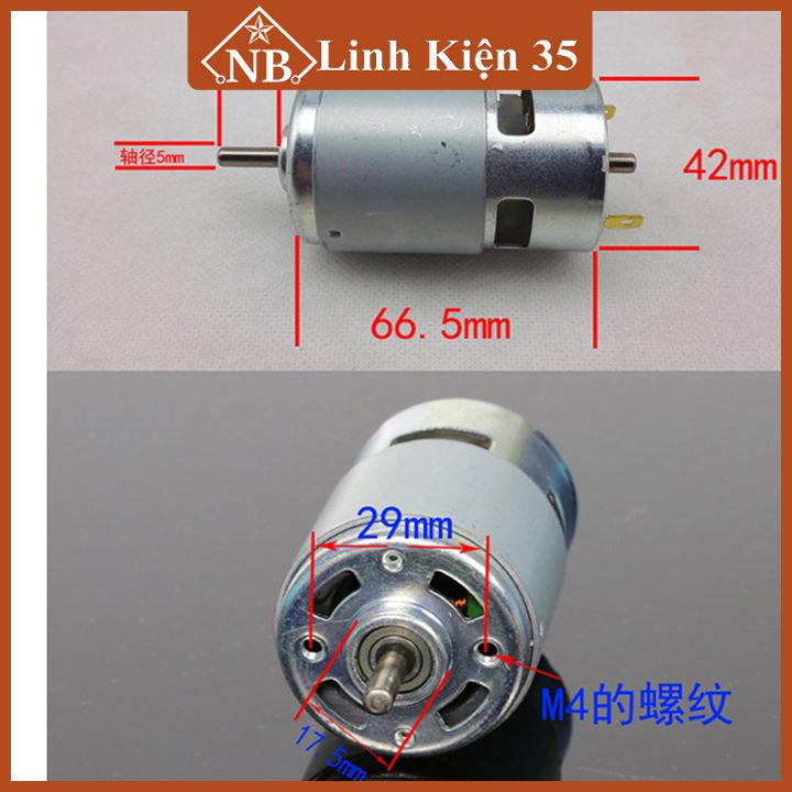 Máy khoan 555/775 độ chính xác cao đầu kẹp trục 5mm chế máy khoan, máy cắt siêu khoẻ