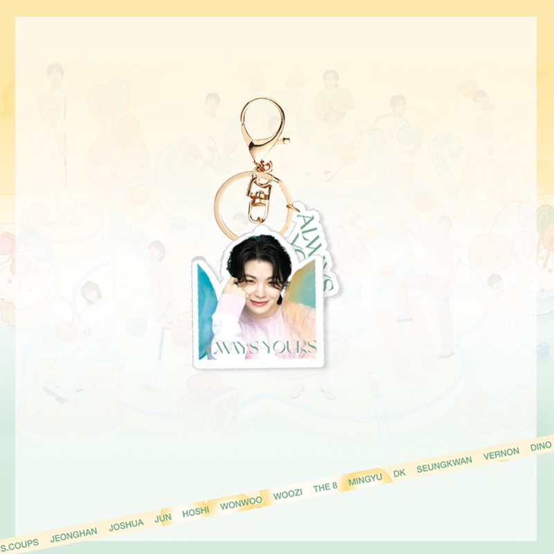 Móc Khóa Acrylic Hình Nhóm Nhạc Kpop Seventeen Mới