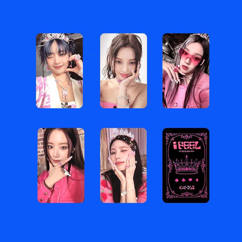 Gi-dle girl album Ảnh Thẻ Bài Hát yuqi Cảm Giác Va Chạm Tự Làm Mới