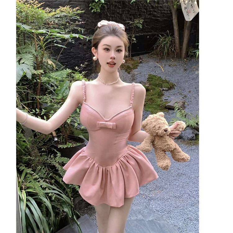 Đầm Múa Ba Lê Hai Dây Dáng Chữ A Cao Cấp Cổ Chữ V Đính Kim Cương Giả Thời Trang Mùa Hè Dành Cho Bạn