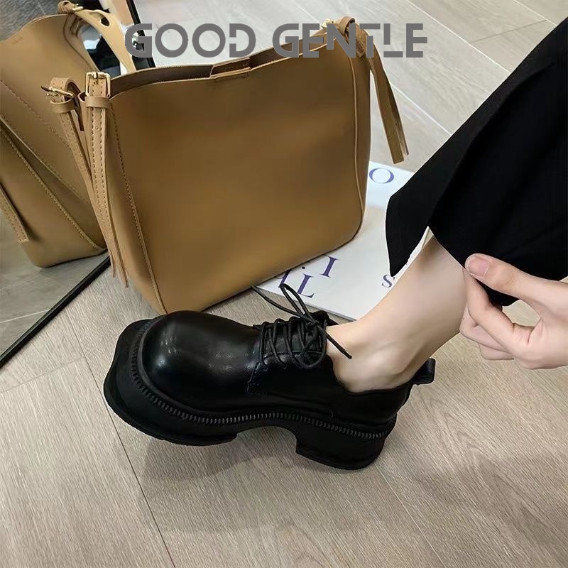 GG Giày búp bê giày nữ 2023 NEW Mùa hè Vintage England phong cách thiết lập Mary Jane đơn giày23073101