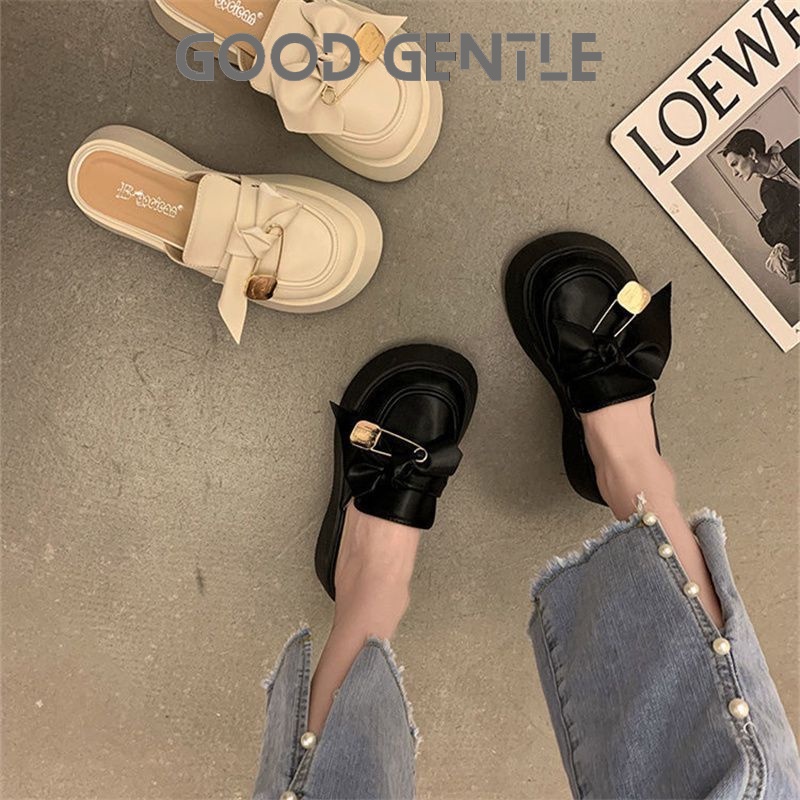 GG Giày búp bê giày nữ 2023 NEW Mùa hè Vintage England phong cách thiết lập Mary Jane đơn giày23080201