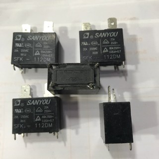 Rơ le 12v-20a 4 chân giá 2 con