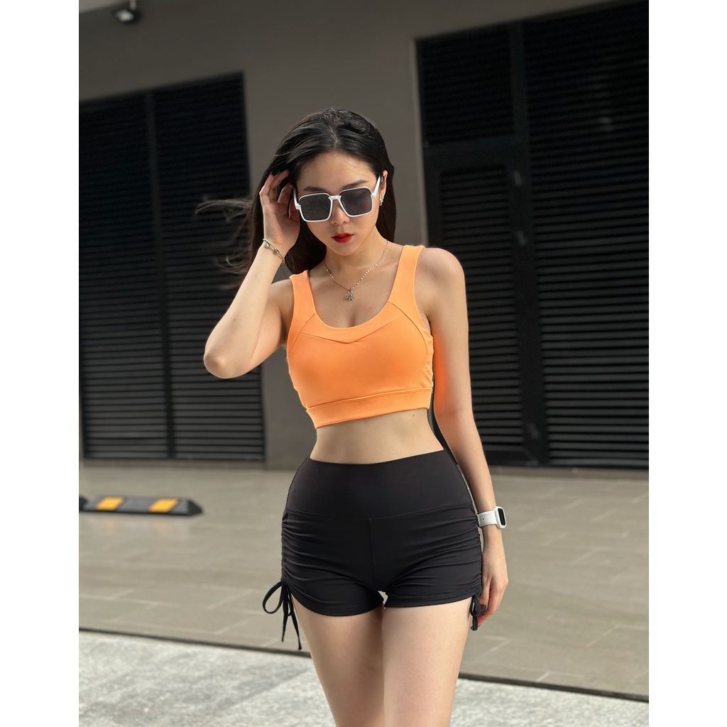 Áo bra A030 tập erobic , gym, yoga, đi bơi chất thun poly co giãn đa chiều, mềm , mát... hàng VNXK