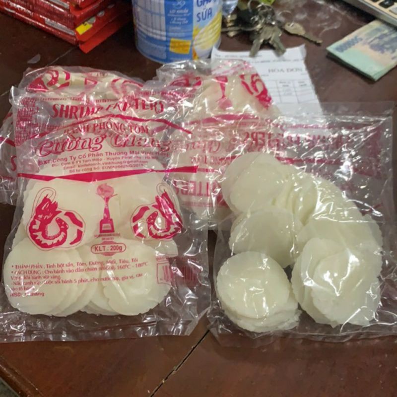 Bánh Phồng Tôm Cường Giang gói 100g-180g Date mới