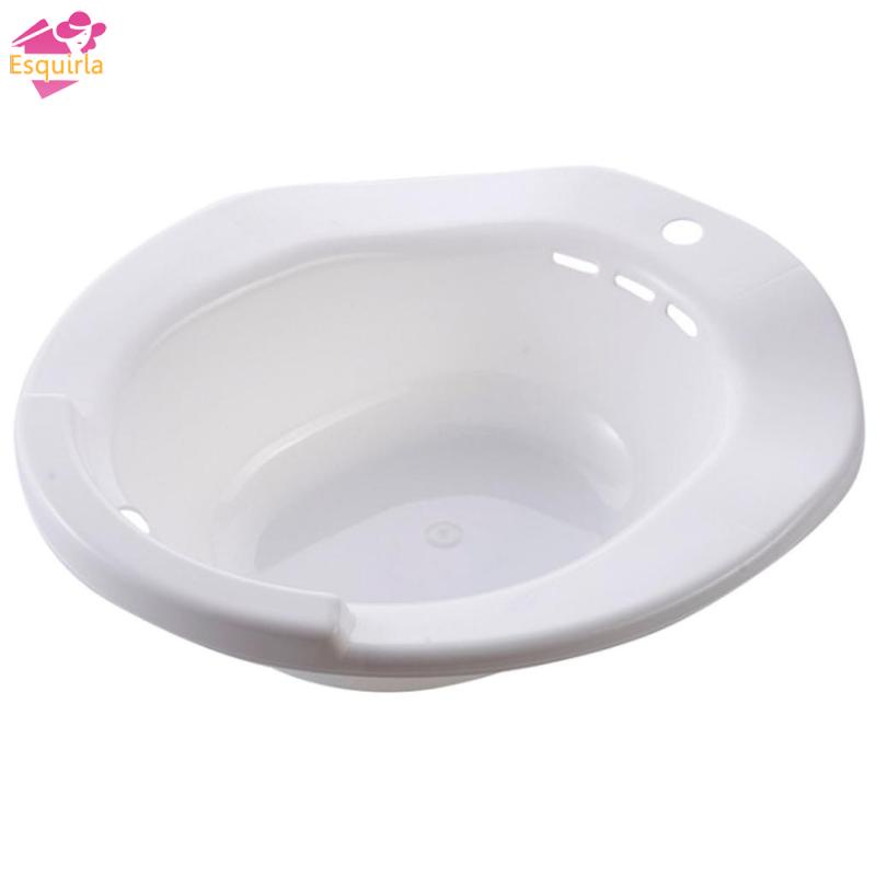 Bồn tắm ngâm hông esquirla high-spa sitz bath for hemorrhoids tránh ngồi xổm màu hồng