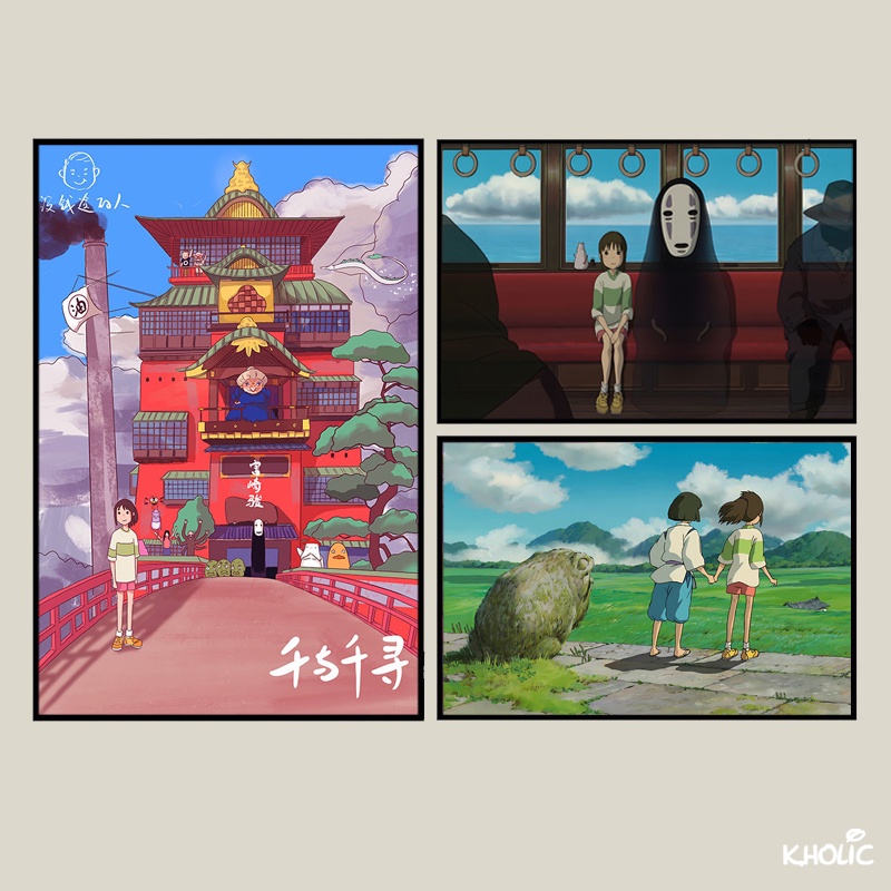 Spirited away, jigsaw puzzle, 300/500/1000 pieces jigsaw puzzle, wood puzzles, anime, đồ chơi