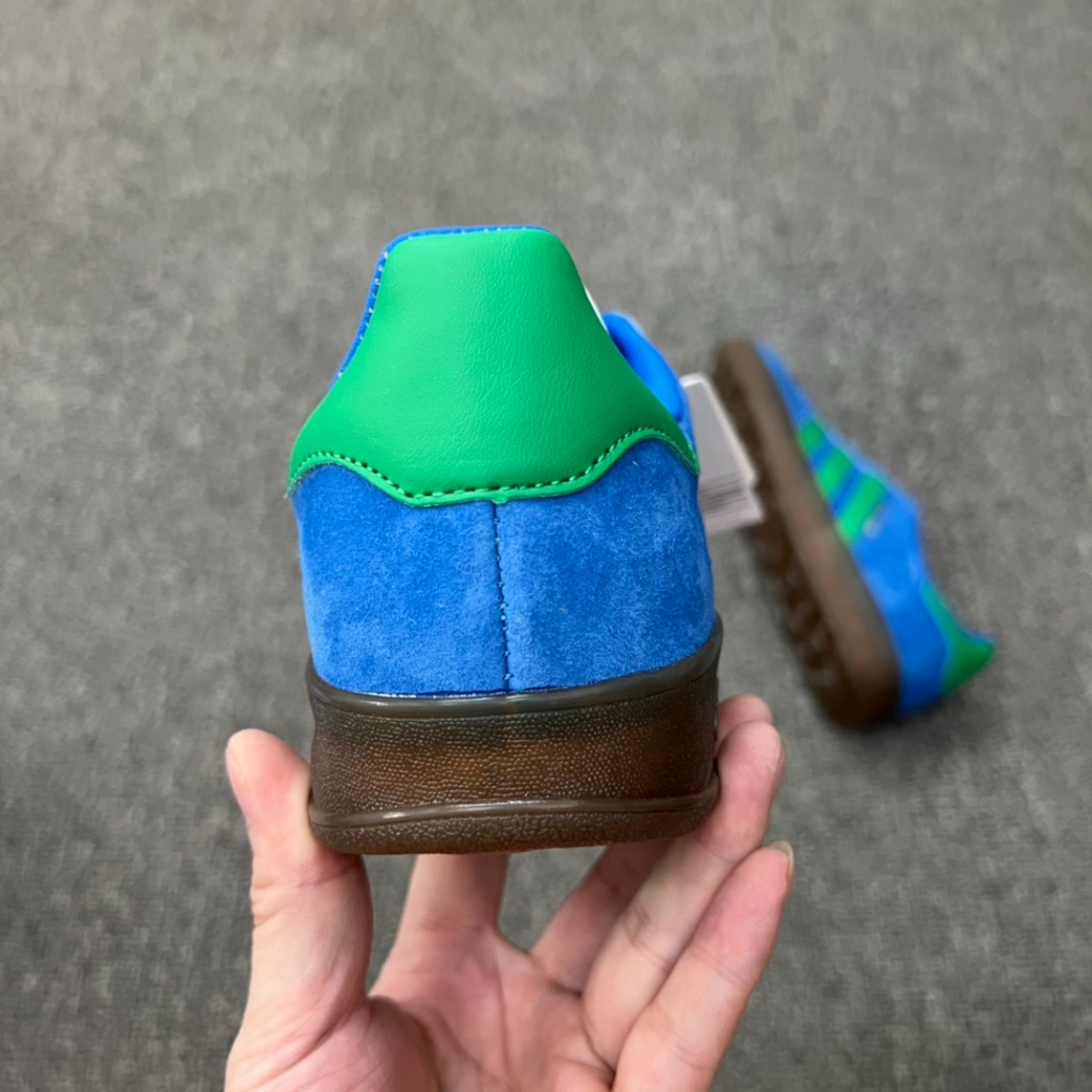 Nam nữ giày gazelle indoor low-top blue green casual sports sneakers