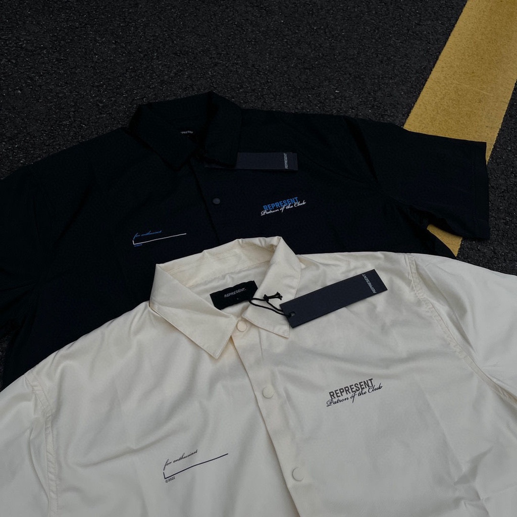 TCSD REPRESENT London Limited shirt short sleeve high street loose men and women