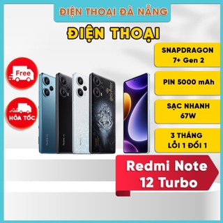 Điện thoại Xiaomi Redmi Note 12 Turbo - Snapdragon 7+ gen 2 - Pin 5000 mAh