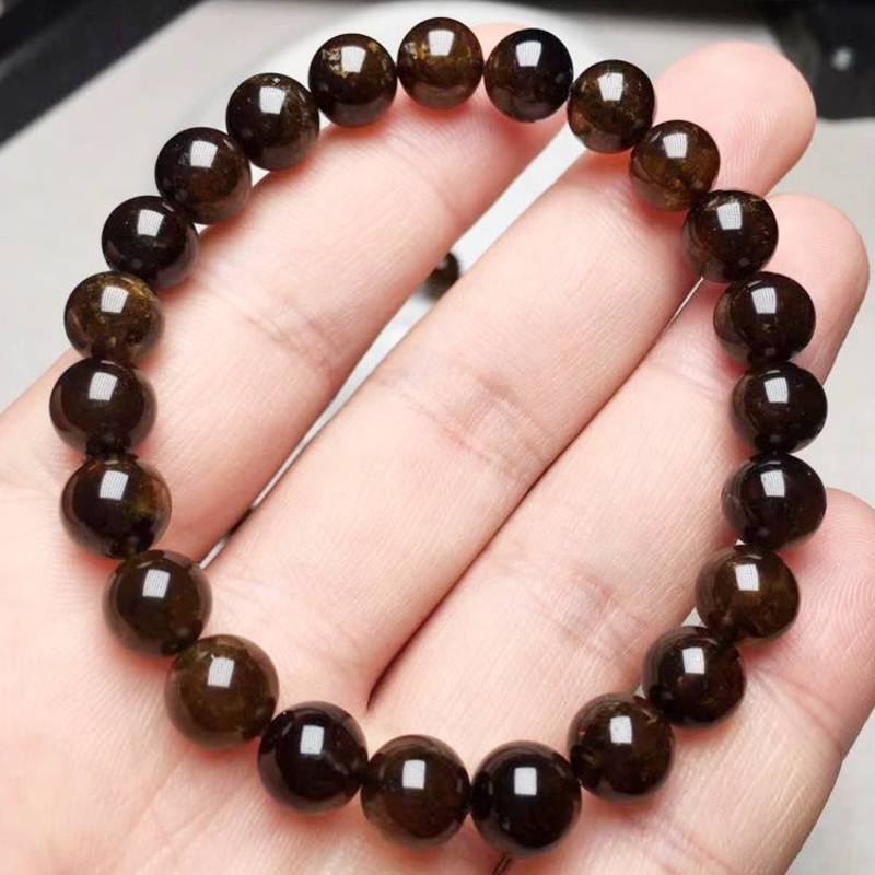 Cà phê tự nhiên màu tourmaline nữ hoàng vòng tay đá nữ