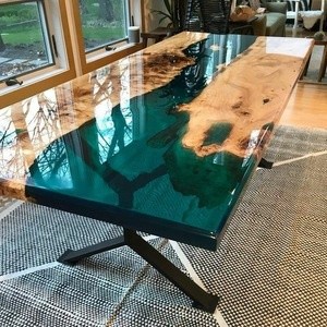 Keo Epoxy Resin AB 900g trong suốt loại cứng không bọt tỉ lệ 2:1
