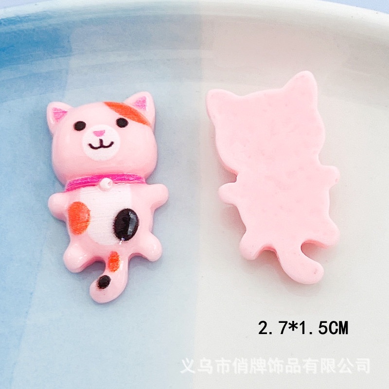 Hoạt Hình Phụ Kiện Kẹp Tóc Hình Mèo Hoạt Họa Màu Dầu Sáng Dễ Thương diy