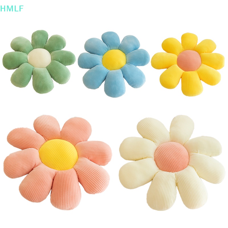 Hm daisy flower gối nhồi bông ghế sofa đệm sàn phim hoạt hình mặt trời hoa mông đệm thư giãn trang trí nội thất lf