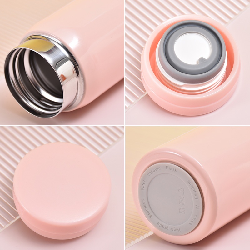 Bình Nước Giữ Nhiệt mini 200ml 280ml Bằng Thép Không Gỉ 304 Thiết Kế Đơn Giản Tiện Dụng