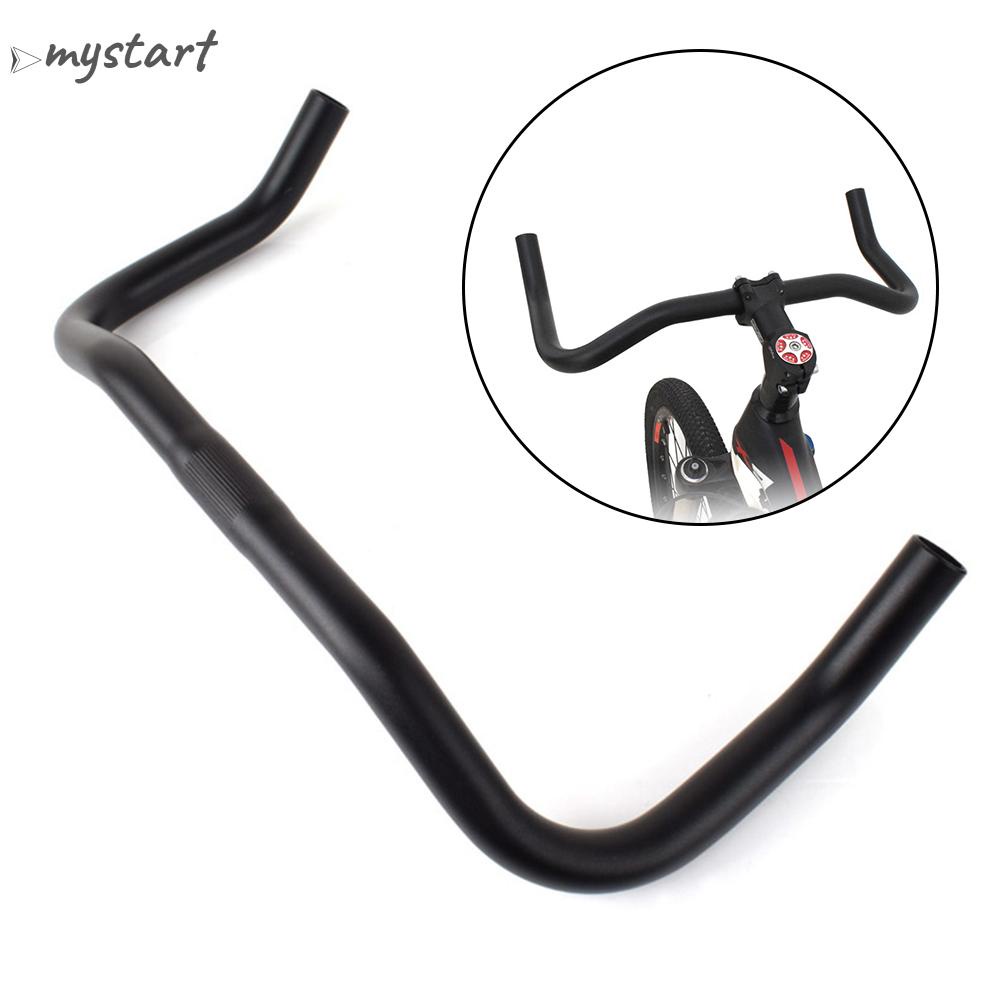 Tay lái bullhorn hợp kim nhôm 25,4mm 390mm cho xe đạp đường trường fixed gear mtb