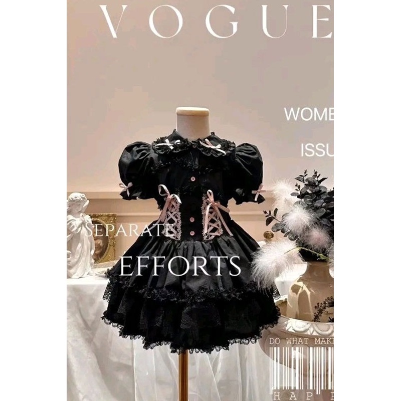 Hàng Mới Về Đầm Công Chúa Dopamine Phong Cách Lolita 2023 Mới Cao Cấp Thời Trang Mùa Hè Cho Bé Gái