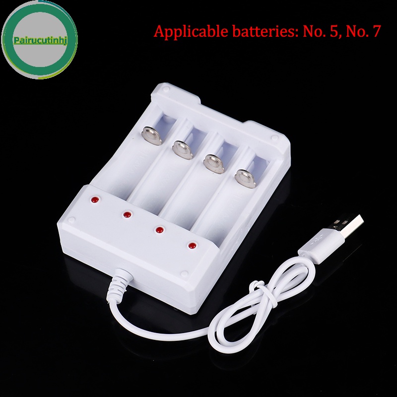 Cặp Dây Cáp Sạc Nhanh 4 Ngăn aaa Và aa