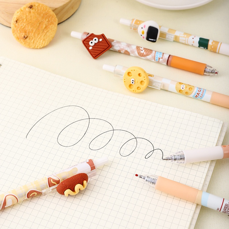 Bút Gel Ngòi 0.5mm Mực Đen Vừa Mượt Vừa Đáng Yêu