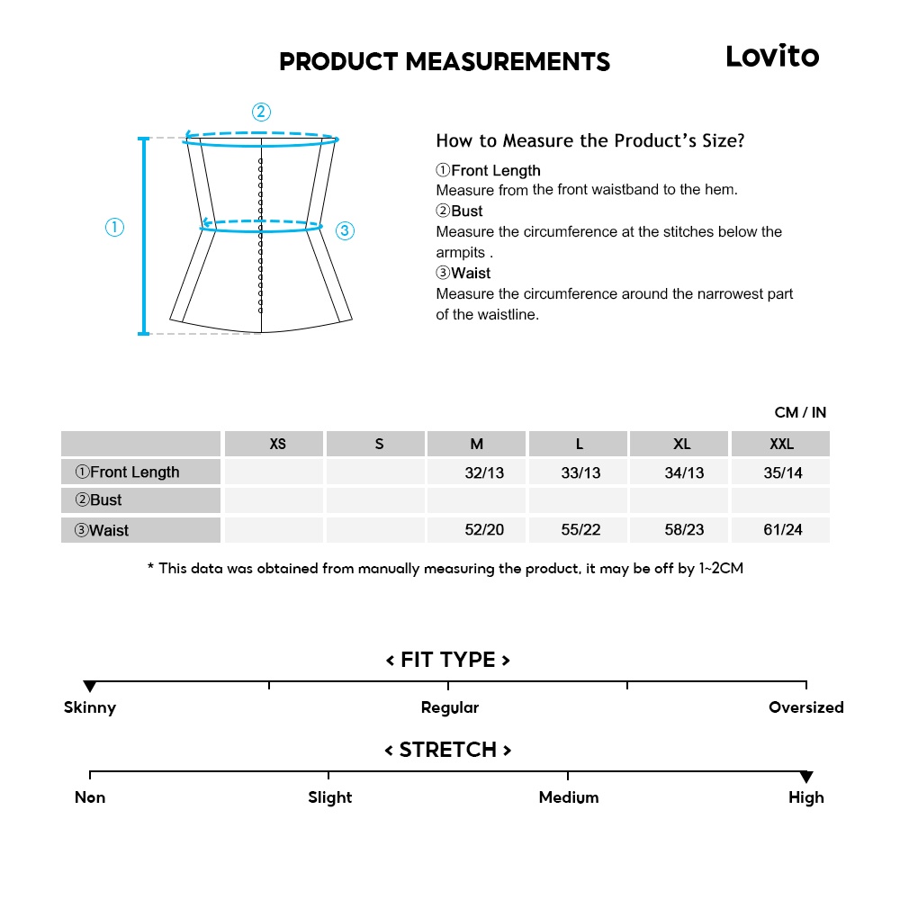Đai nịt bụng Lovito mềm mại và thoải mái cài nút màu trơn thường ngày cho nữ LNE16269