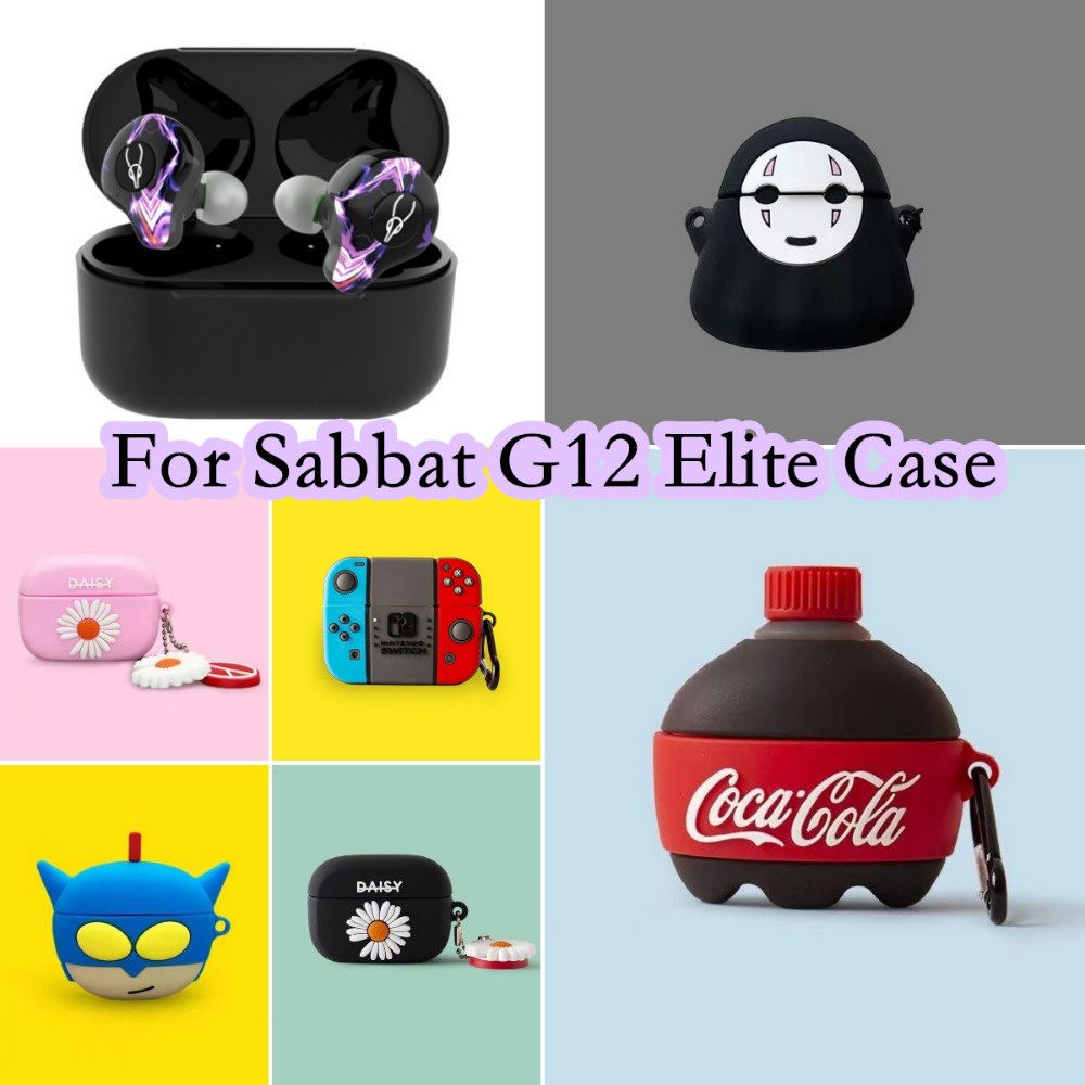 Hàng sẵn sàng! Đối với sabbat g12 elite case couple cartoon series dành cho sabbat g12 elite vỏ bọc tai nghe mềm