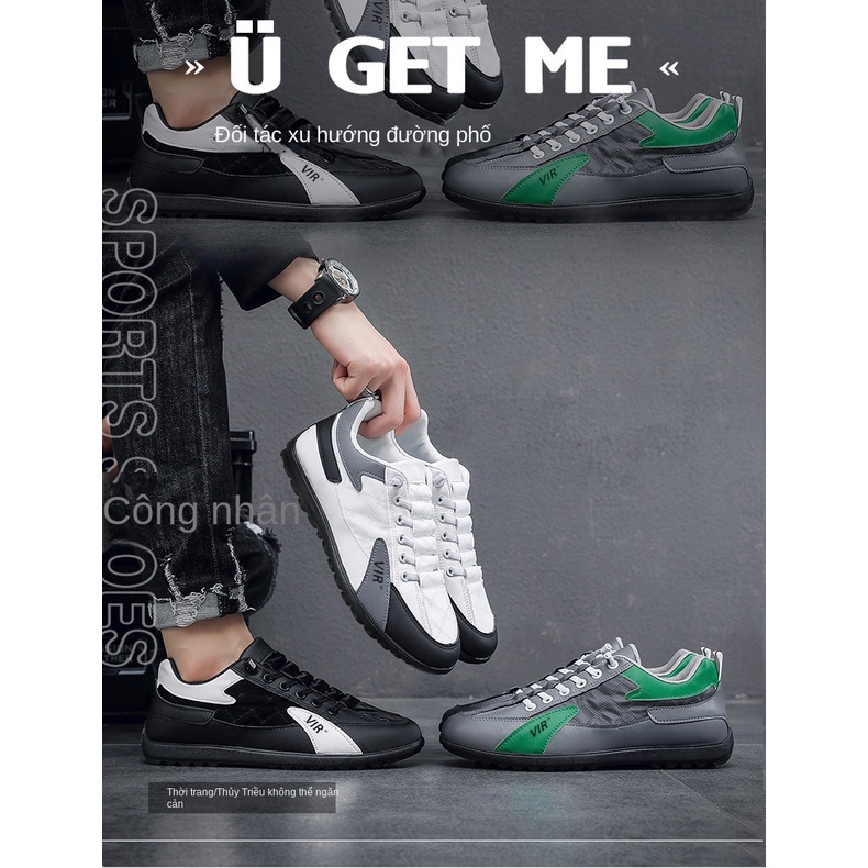 Giày thể thao nam mới mùa thu, 2023 giày chạy bộ forrest gump, đế mềm thoáng khí giày trắng nhỏ đa năng, giày thời trang nam boutique thời trang