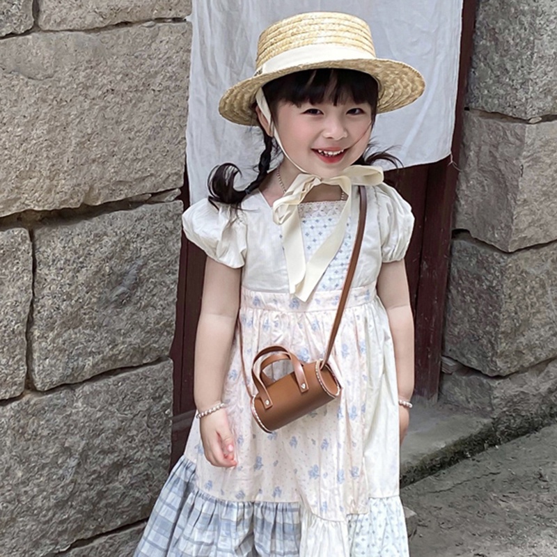 Phiên bản hàn quốc của túi trẻ em cho bé trai và bé gái túi xách hình lõm mini đeo chéo cổ điển