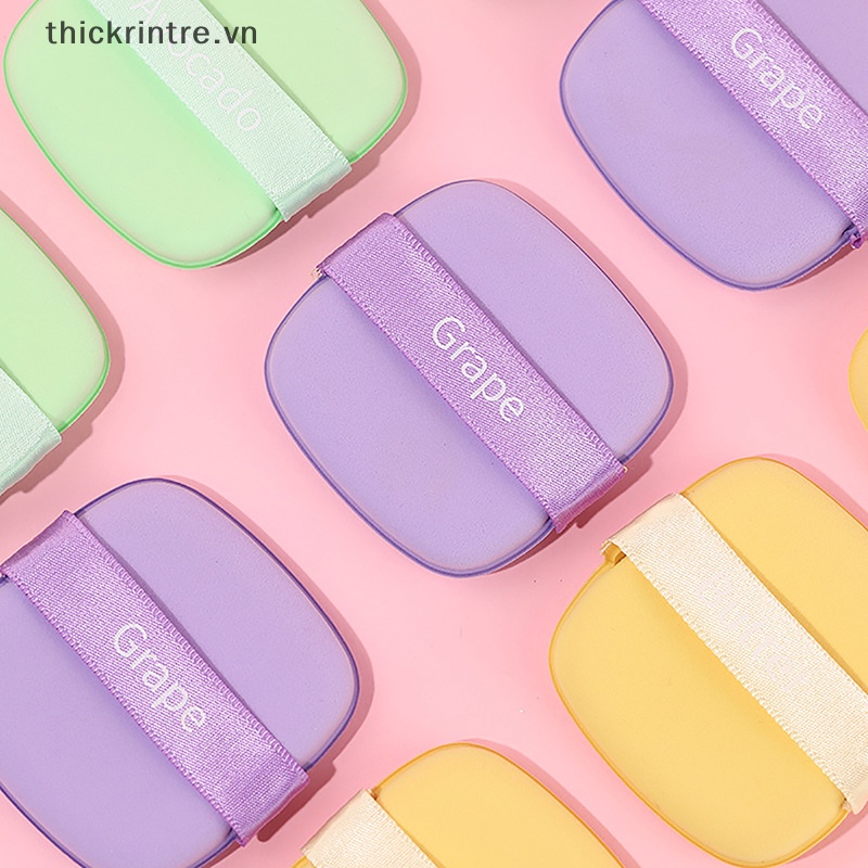 Thi trang điểm tái sử dụng đa năng ướt và khô công dụng kép puff set air cushion sponge cosmetic puff makeup tool vn