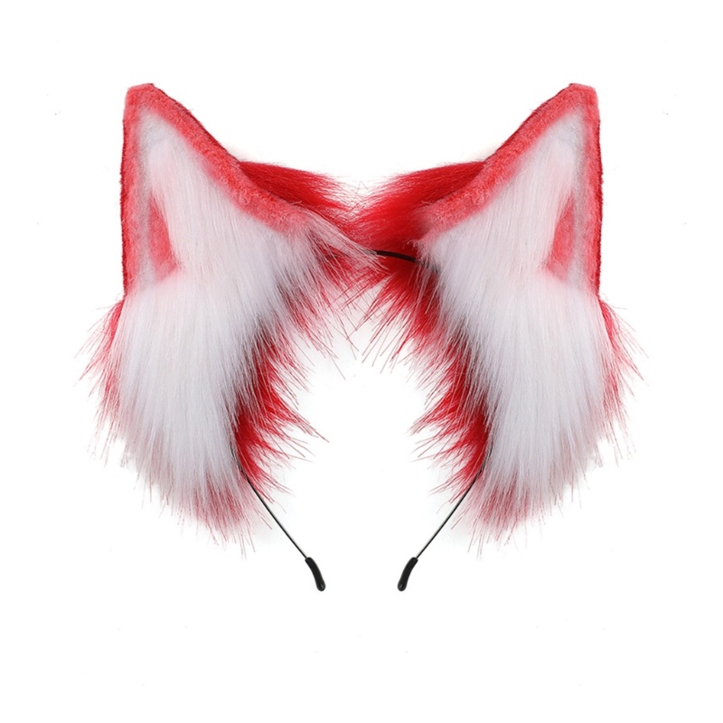 Băng Đô Cài Tóc Đính Tai Lông Hóa Trang Tiệc Sinh Nhật Cho Nữ