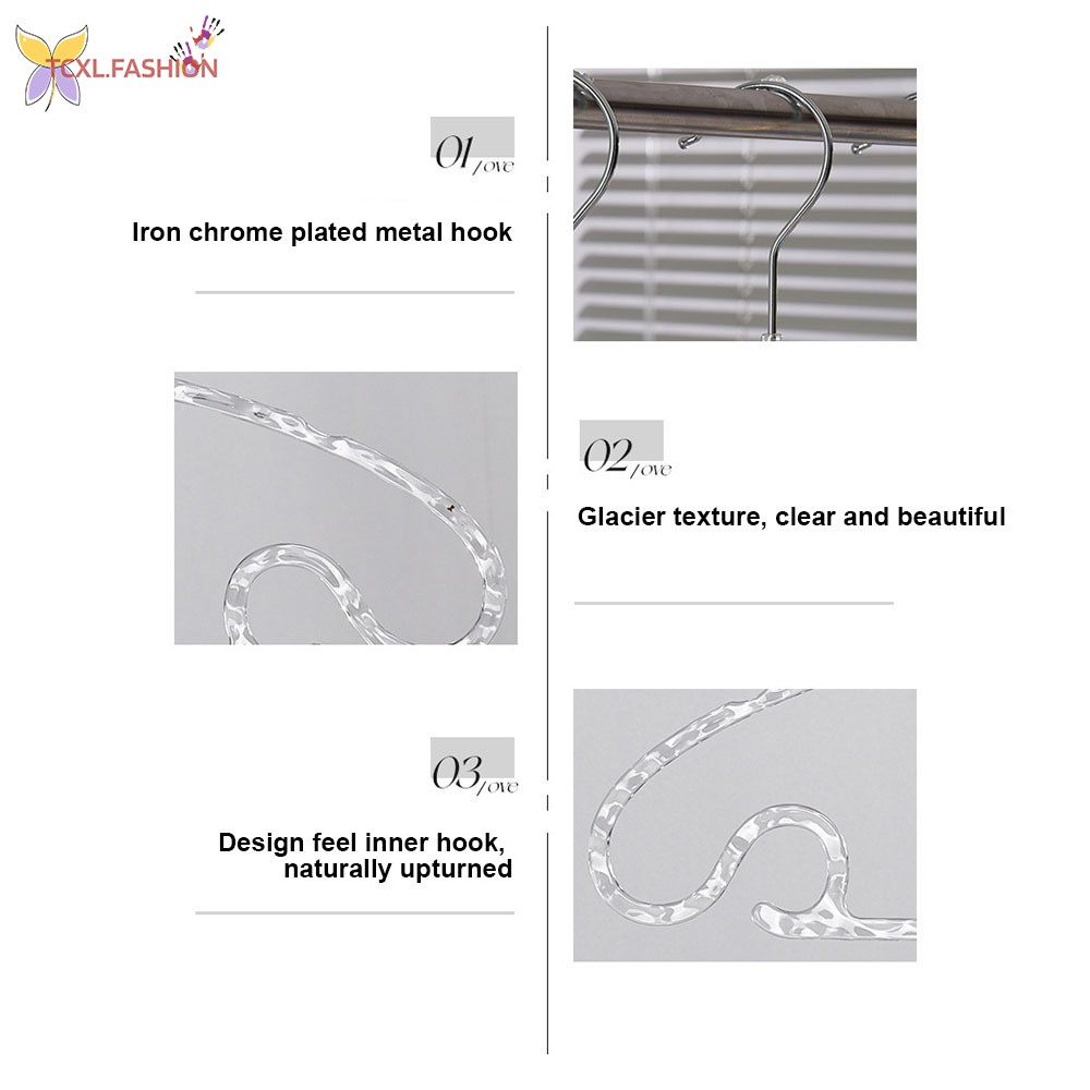 Thiết kế giả vai giá treo quần áo nhẹ không có dấu giá treo cho gia đình