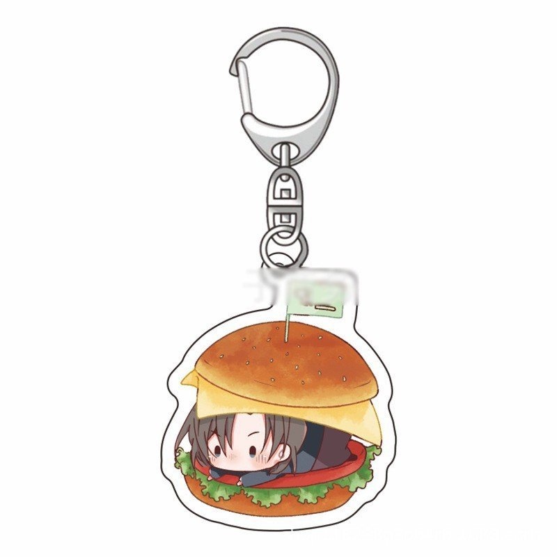 Móc khóa DETECTIVE CONAN Thám Tử Lừng Danh ver hamburger anime chibi độc đáo