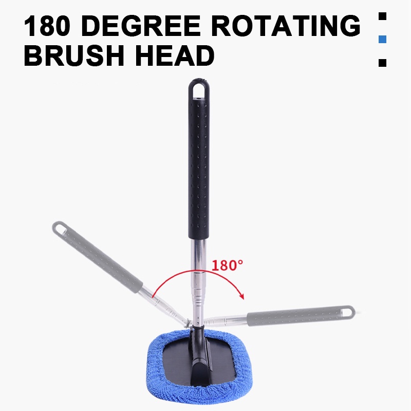 Seametal Cây Lau Kính Xe Hơi 3 Trong 1 Thu Gọn Được