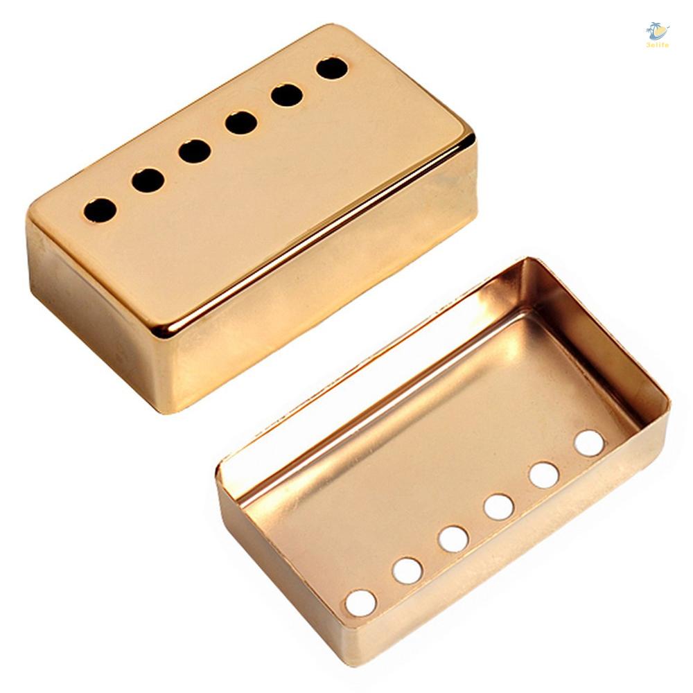 3elife 2 cái humbucker guitar pickup cover 50mm + 52mm cực khoảng cách kim loại lp guitar cổ pickup bìa cho guitar điện