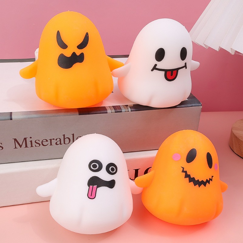 Đồ Chơi Bóp Tay Phát Sáng Hình Ma Quỷ Dễ Thương Vui Nhộn Cho halloween