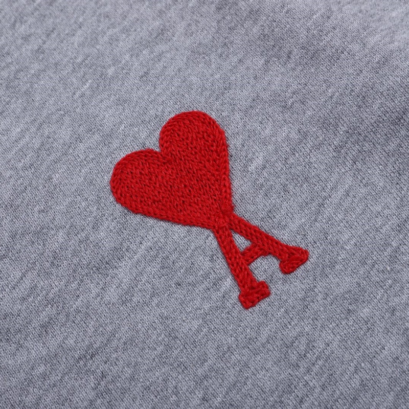 Ami-mới! Logo thương hiệu: love khăn thêu thiết kế dây kéo, cao-chất lượng dây kéo không có răng, không nứt, và lụa trượt lớn, cả nam và nữ phong cách