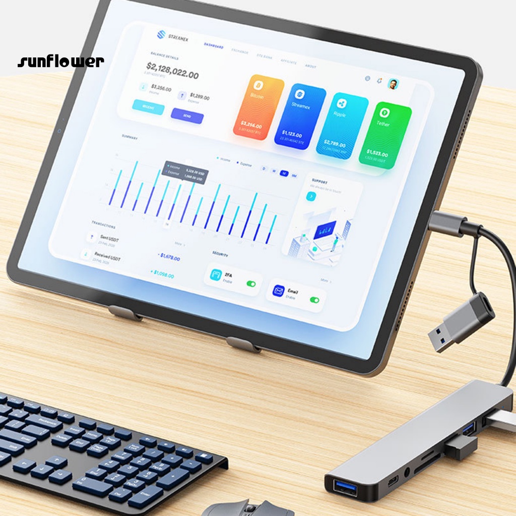 Bộ Chia Cổng Type C 8 Cổng An Toàn Hiệu Quả Cao