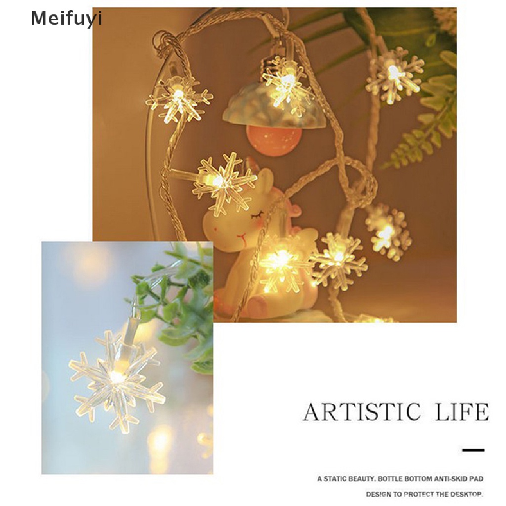 Dây Đèn LED Hình Bông Tuyết Trang Trí Tiệc Tùng