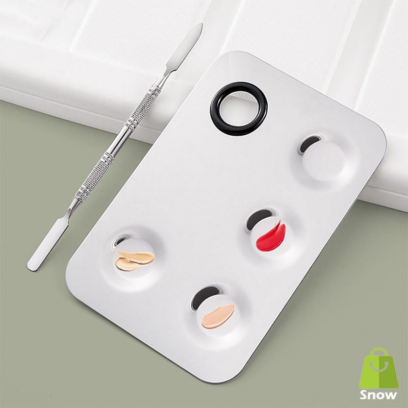 1 Que Trộn Màu Sắc Bằng Thép Không Gỉ Dùng Trang Điểm