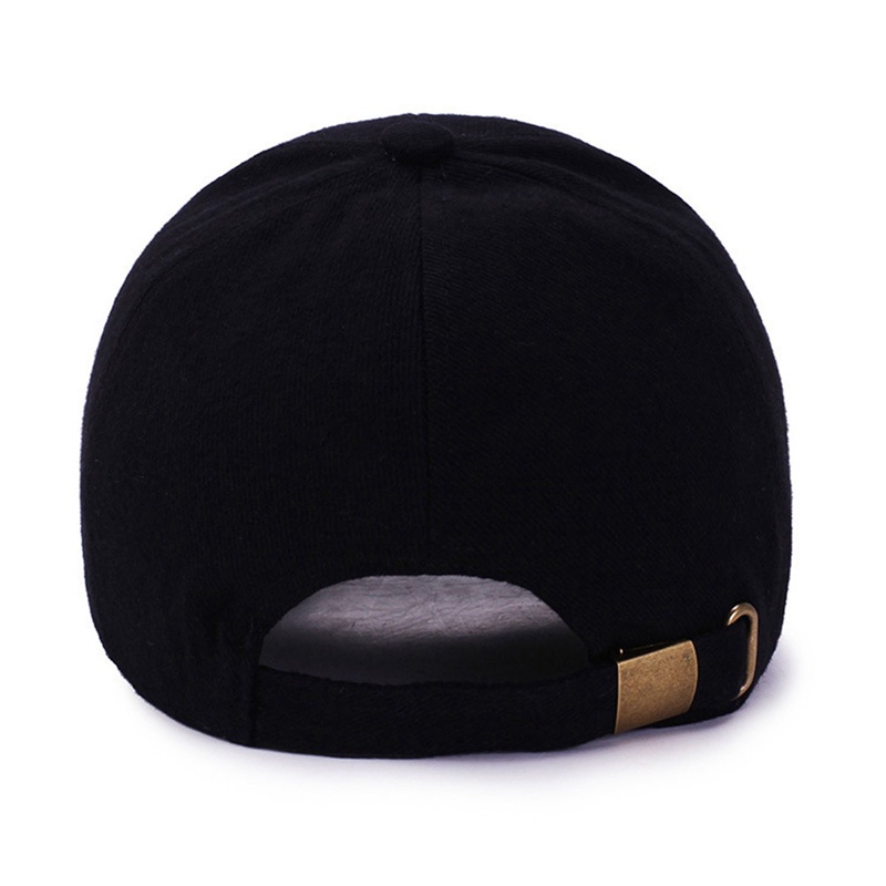 Mũ Lưỡi Trai Cotton Màu Trơn Đơn Giản Thời Trang Cho Nam