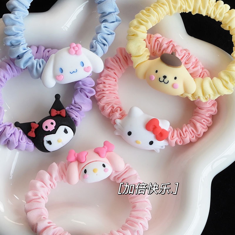 Dây Buộc Tóc Cao Su Họa Tiết Hoạt Hình Melody Dễ Thương