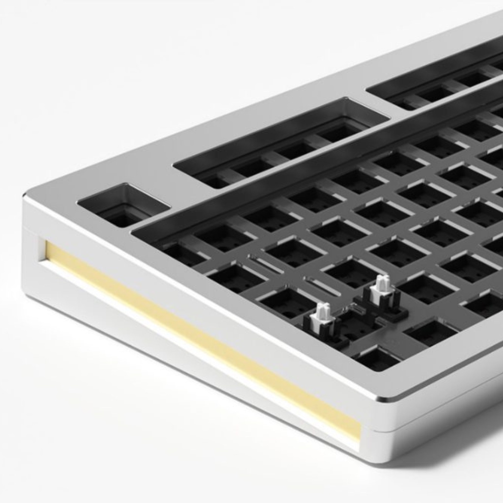 Bàn phím cơ custom Monsgeek M3 nhôm CNC mạch xuôi gasket mount full foam